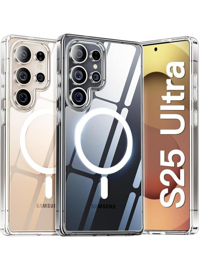 wexon Crystal Clear Case for Samsung Galaxy S25 Ultra with Full Protection Compatible with Wireless Charging, Shockproof Soft TPU Phone Cover Compatible with  (Samsung Galaxy S25 Ultra) - Image 5