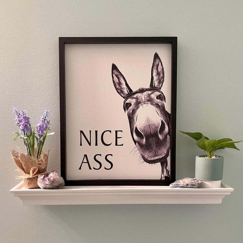 Heiple Framed Bathroom Art Bathroom Wall Decor Farmhouse Home Decor Sets Vintage Funny Wall Art Signs (Black, 11"x14") - Image 3
