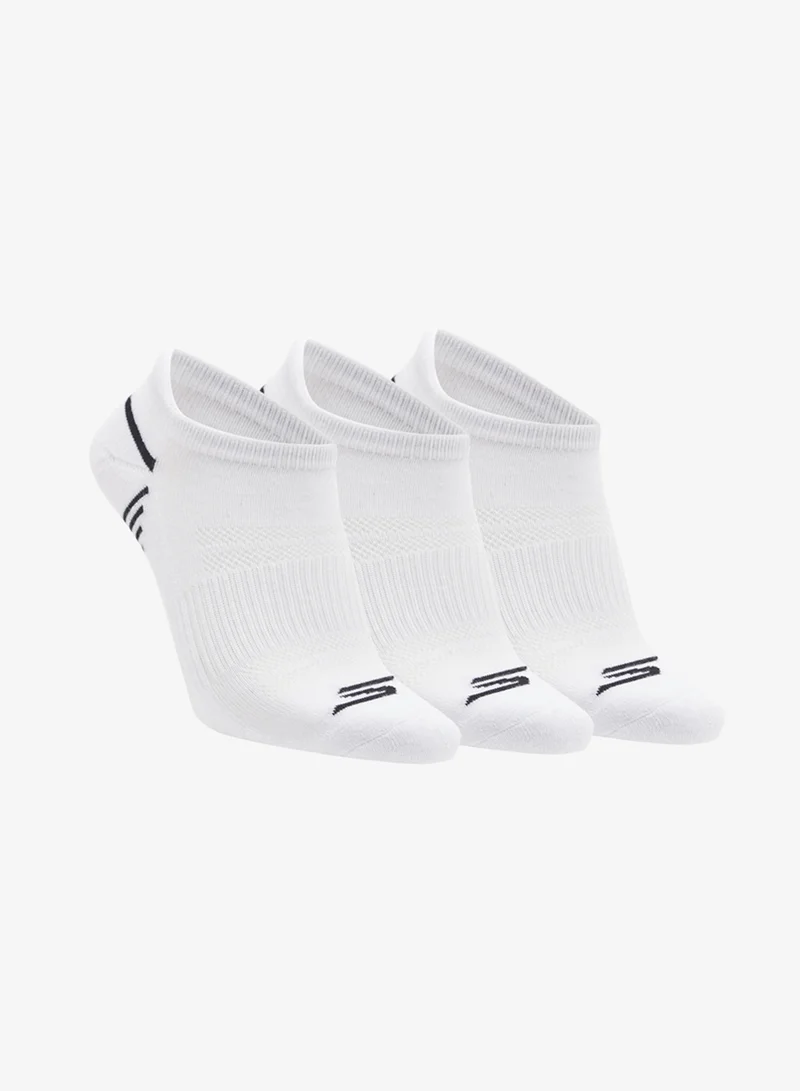 SKECHERS 3 Pack Half-Terry Low-Cut Socks