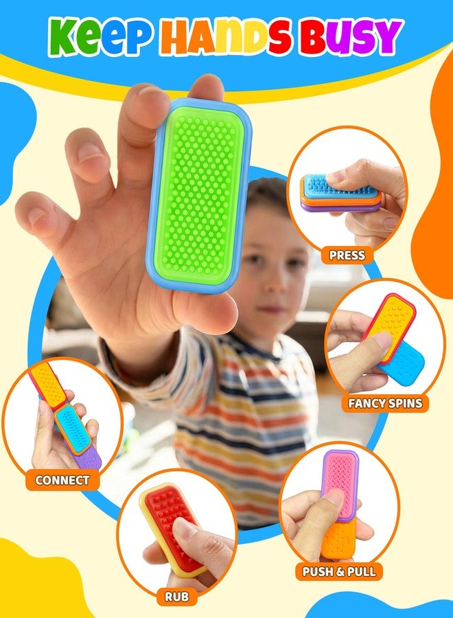 LADFAR Magnetic Sensory Fidget Toys – Star Bloom & Quiet Field Style Silicone Sliders for Anxiety Relief, Autism & Office Focus, Travel Desk Must-Have for Adults & Kids - Image 2