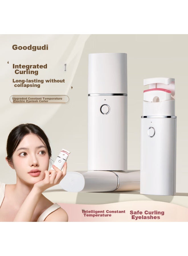 GOOOD Gudi Borderless Electric Eyelash Curler, Constant Temperature Electric Heated Eyelash Curler, Long-lasting Shaping Tool, No Drooping - Image 1