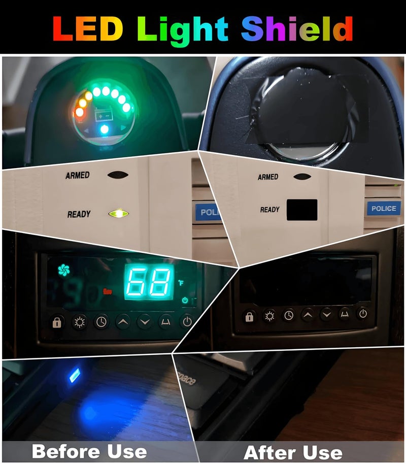 ANGKEEL Blackout Tape 1.2 inch x 66 Feet Dark Masking Stickers to Blocking100% of Light, LED Cover Shading Tape for Windows, Electronics, Blinds, Aquarium, Indicator, LCD, Routers, Lamp Strips, Dimming Sheet - Image 2