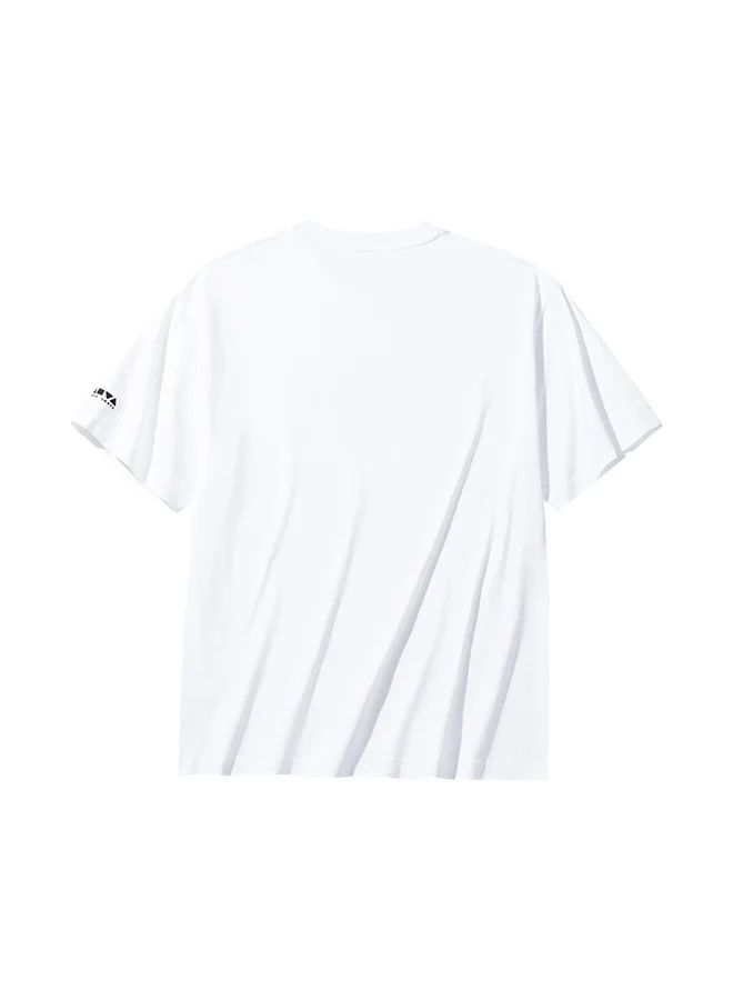 ANTA ANTA  SKATE Men Loose White lifestyle SS Tee