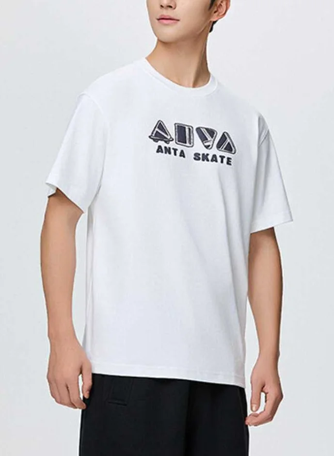 ANTA SKATE Loose lifestyle Short Sleeve Tee