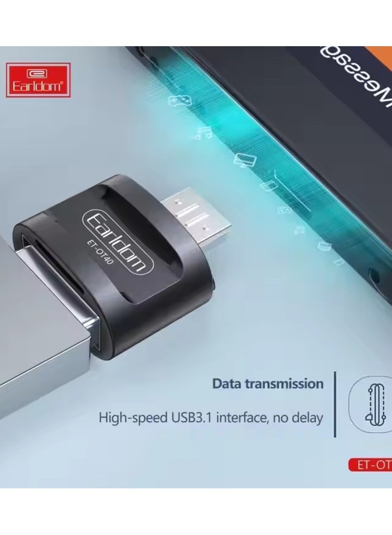 Earldom USB OTG Adapter Converter From USB 3.1 To Micro-USB - Image 4