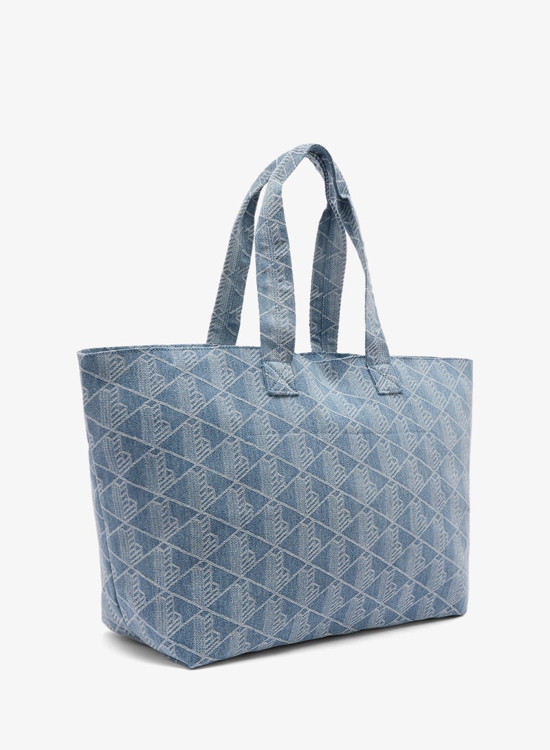 LACOSTE Monogram Shopping Bag - Image 2