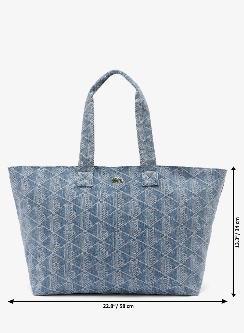 LACOSTE Monogram Shopping Bag - Image 5