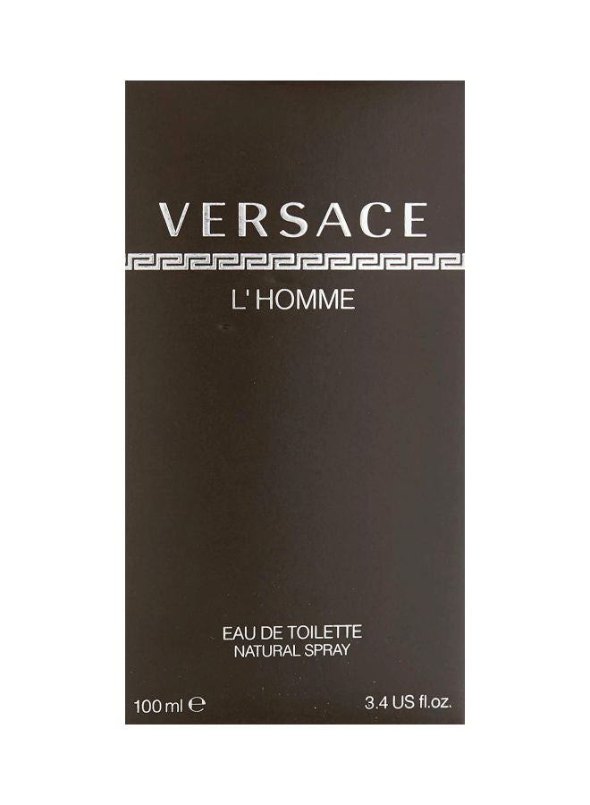 VERSACE L'Homme EDT Spray 100ml - Image 3