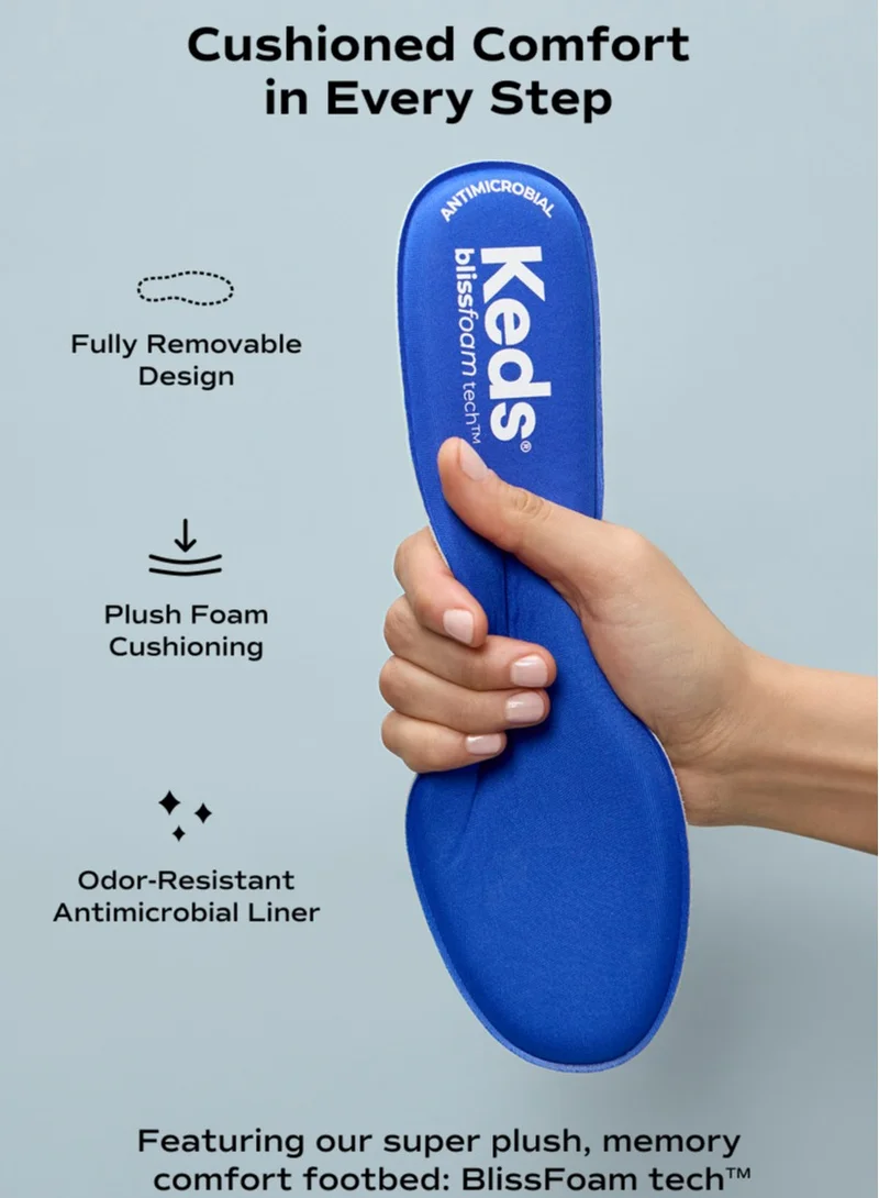 Keds Oatmeal Keds Women's BlissWalk Slip On Athletic Sneaker Cream for Women | Best Price UAE