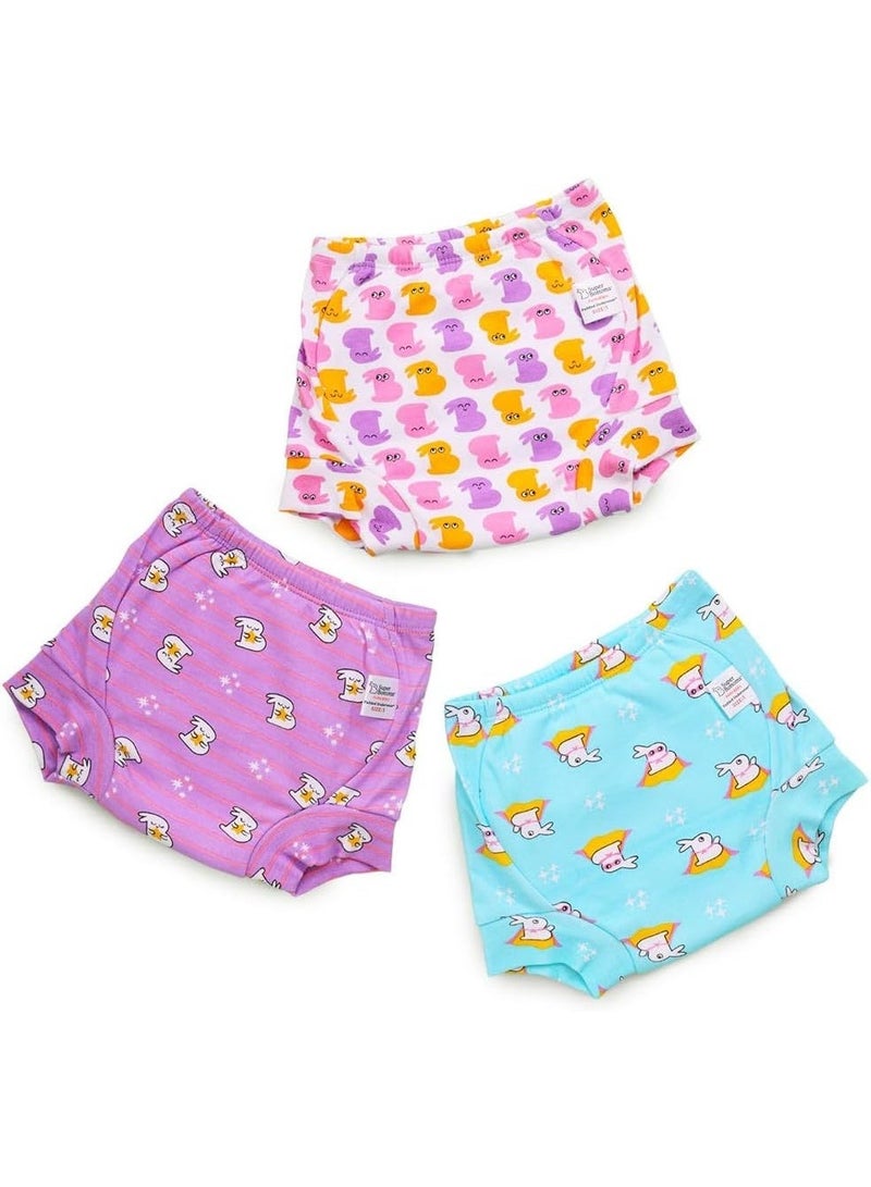 superbottoms Padded Underwear for Babies and Toddlers | Potty Training Pants for Mess-Free Diaper-Free time | Prevents Pee Puddles, 3 Layers of Premium Cotton Padding (No Sponge), 2-3 Year, Pack of 3 - Image 3