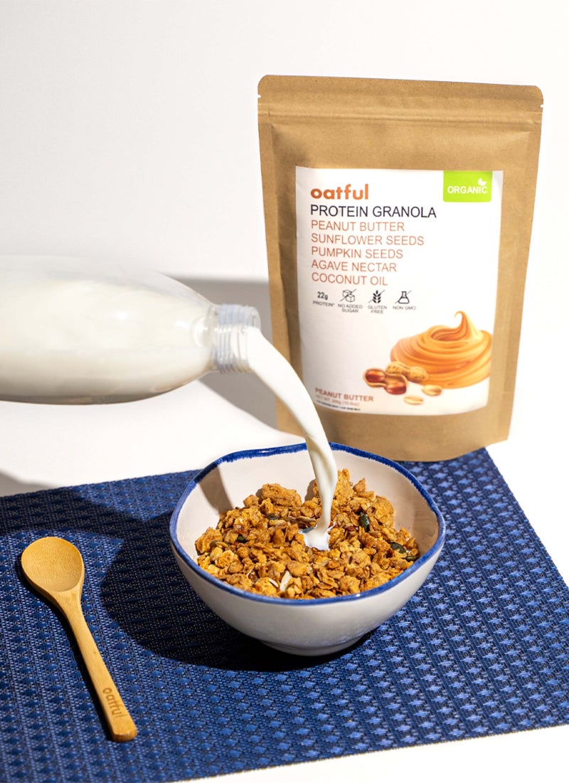 Oatful كيس جرانولا بروتين زبدة الفول السوداني العضوية - Image 3