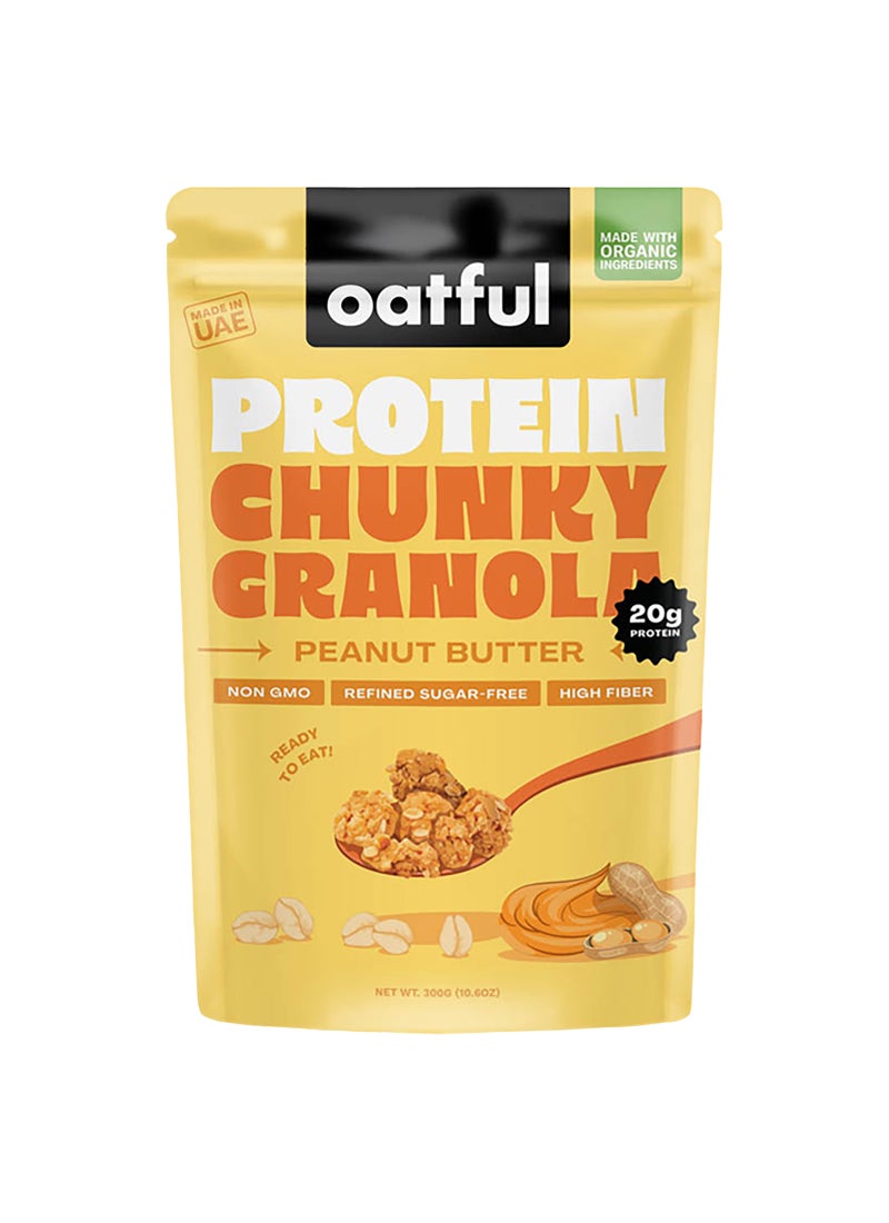 Oatful Organic Peanut Butter Protein Granola  Bag - Image 1