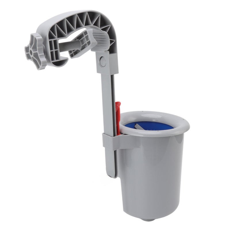 Automatic Pool Surface Skimmer: Wall Mounted Premium Plastic, Automatic Skimming, Easy To Install - Detachable Filter Basket for Swimming Pool Debris Collection - Image 2