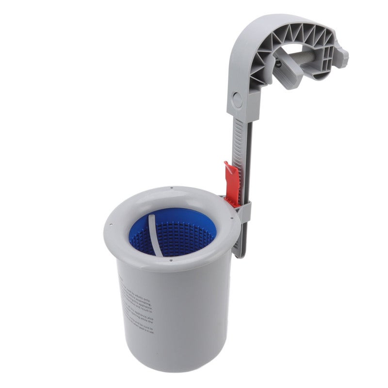 Automatic Pool Surface Skimmer: Wall Mounted Premium Plastic, Automatic Skimming, Easy To Install - Detachable Filter Basket for Swimming Pool Debris Collection - Image 1