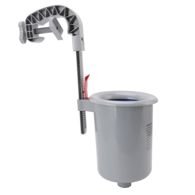 Automatic Pool Surface Skimmer: Wall Mounted Premium Plastic, Automatic Skimming, Easy To Install - Detachable Filter Basket for Swimming Pool Debris Collection - Image 4