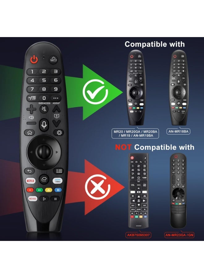 Magic-Remote for LG-Smart-TV-Remote, Replacement Voice Remote for LG Nanocell UHD OLED LED LCD HD TV - Image 2
