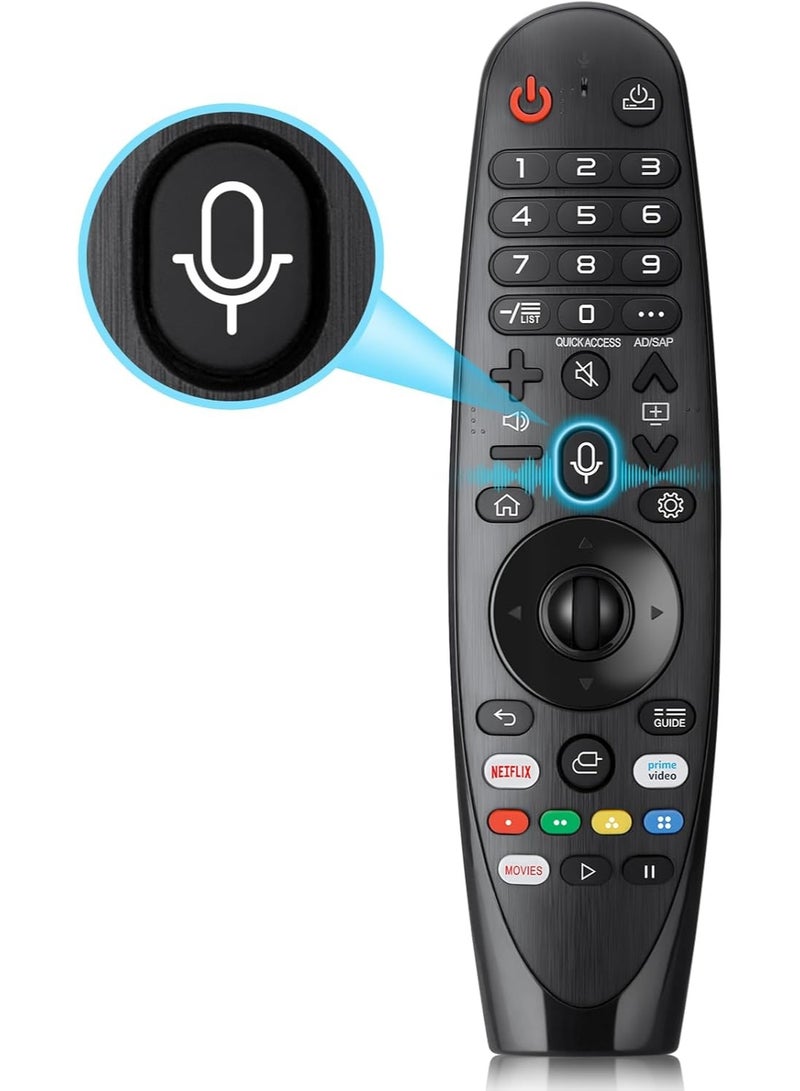 Magic-Remote for LG-Smart-TV-Remote, Replacement Voice Remote for LG Nanocell UHD OLED LED LCD HD TV - Image 1