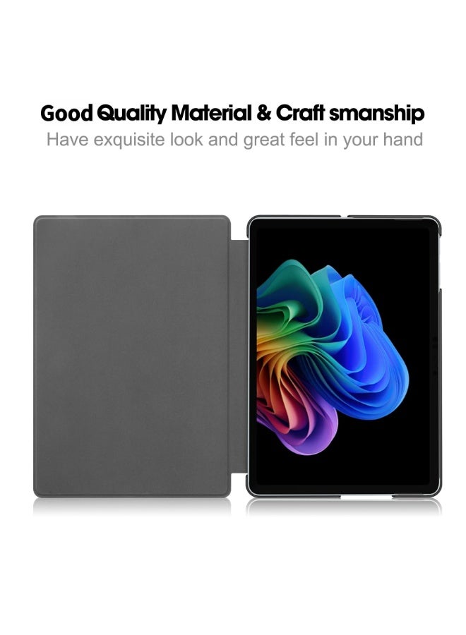 Tablet Case for Microsoft Surface Pro 12 (2025) 12 inch, Lightweight PU Leather Case Anti-Drop Shockproof Protective Stand Cover - Image 2