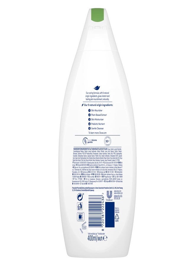 Unilever Dove Care By Nature Glowing Shower Gel Glowing with Lotus Flower Extract & Rice Water Body Wash 400ml (13.5 fl oz) - Image 2