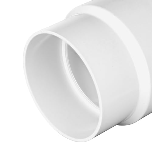 NDS محول NDS 3P16 PVC، 4 بوصة، لتوصيلات DWV/SCH40 Hub X S&D Hub باللحام، للاستخدام مع أنابيب 4 بوصة DWV/SCH40 وأنابيب الصرف الصحي، أبيض - Image 5