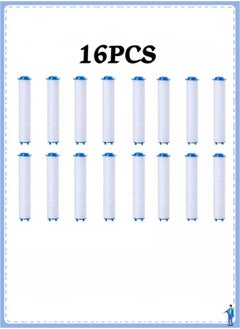 In Air Set of 16 PP Cotton Filter, High Pressure Handheld Shower Head PP-Cotton Filter Cartridge (for Replacement)  - Image 1