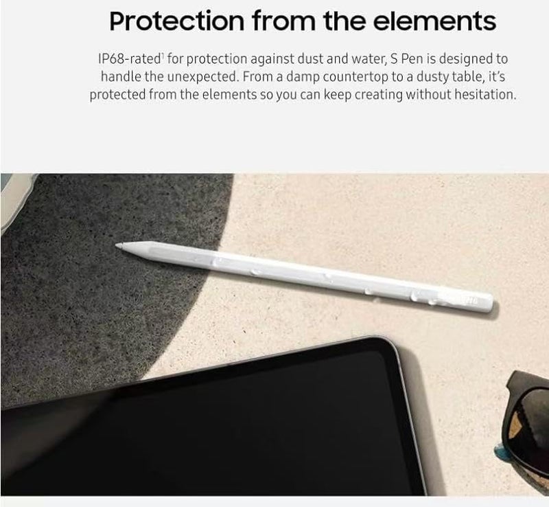 JMBTQ for Galaxy Tab S11/S11 Ultra Stylus Pen Replacement for Samsung Galaxy Tab S11/S11 Ultra All Version Stylus Pen Touch S Pen (White) - Image 5
