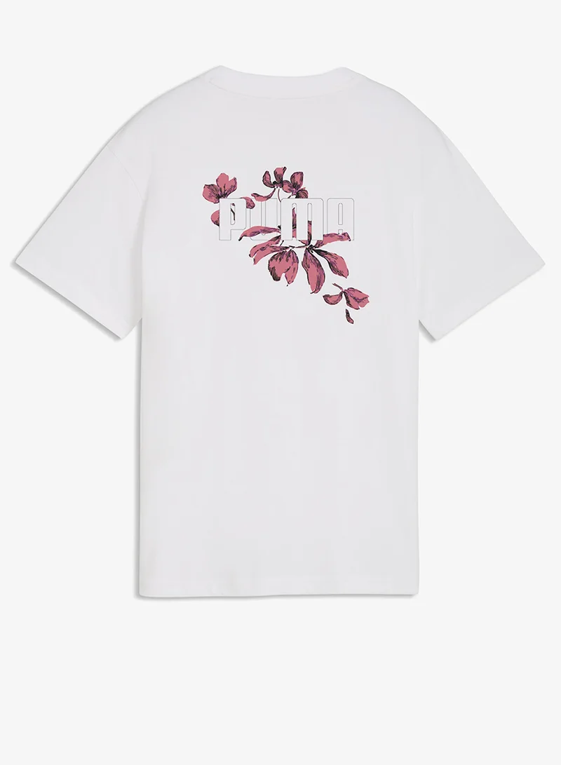 بوما Youth Essential Nature 2.0 Relaxed Graphic T-Shirt