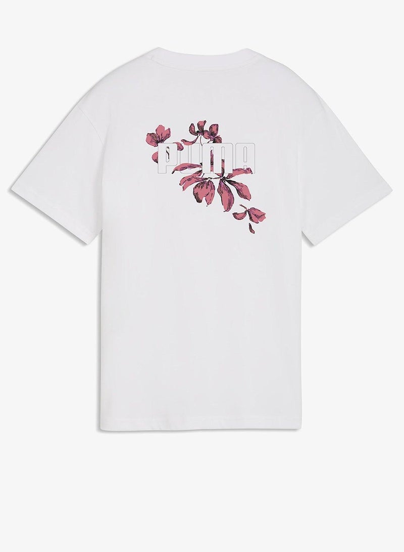 PUMA Youth Essential Nature 2.0 Relaxed Graphic T-Shirt - Image 2