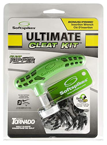 PrideSports Softspikes Ultimate Cleat Kit, Tornado Fast Twist 3.0 Black/Silver, Large - Image 1