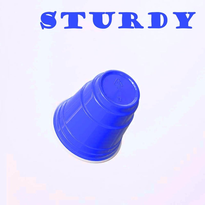 HAOZAN 100ct 2oz. Mini Blue Shot Cups  Disposable and Small Size Perfect for Party  Tastings  Sample and More - Image 3