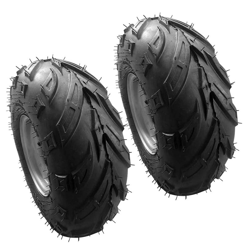Togarhow 2 Pack of 145/70-6 6inch Tubeless Tires Wheels with Rim Suitable for ATV, Go-Kart, Mini Bike, ATV, Lawn Tires - Image 1