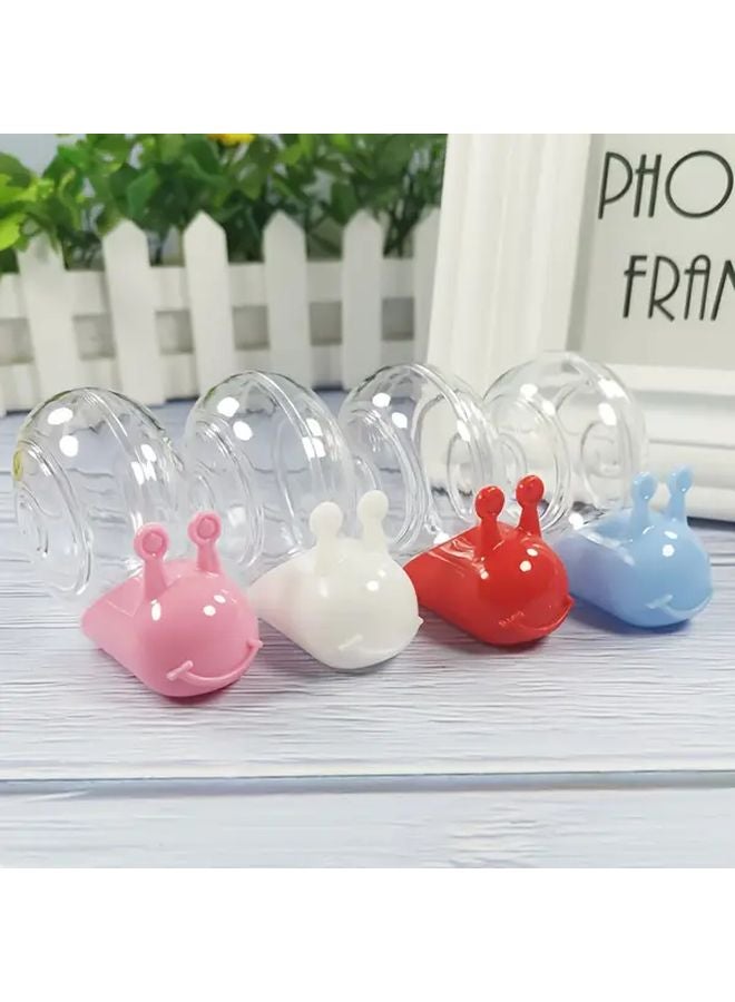 Pink 24pcs Creative Snail Wedding Favor Box Reusable Party Gift Box Packaging - Image 2