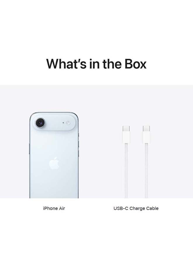 Apple iPhone Air 256GB Sky Blue 5G (eSim only) With FaceTime - Middle East Version - Image 5