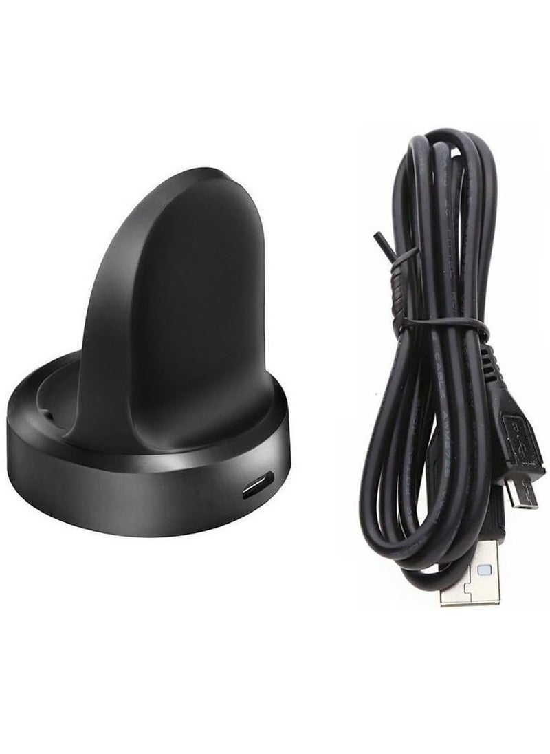 Gear S3 Charger, Gear S3 Smart Watch Charging Cradle Dock Compatible with Samsung Gear S3 Classic/Frontier Smart Watch - Image 1