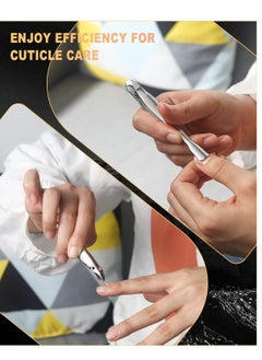 KASTWAVE Mini Cuticle Trimmer, Slim Cuticle Clipper with Pusher, Precise Pointed Tip Cuticle Clipper, Suitable for Fingernails and Toenails  - Image 3