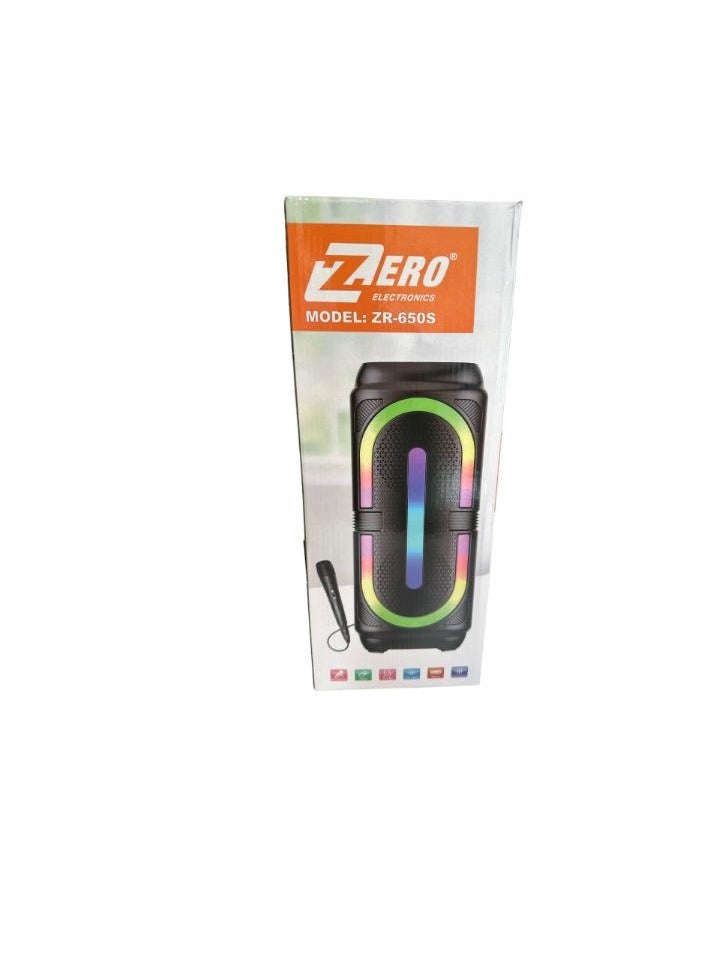 Zero - Speaker ZR-650S 1.0 with Microphone and Battery - Black Color - Image 1
