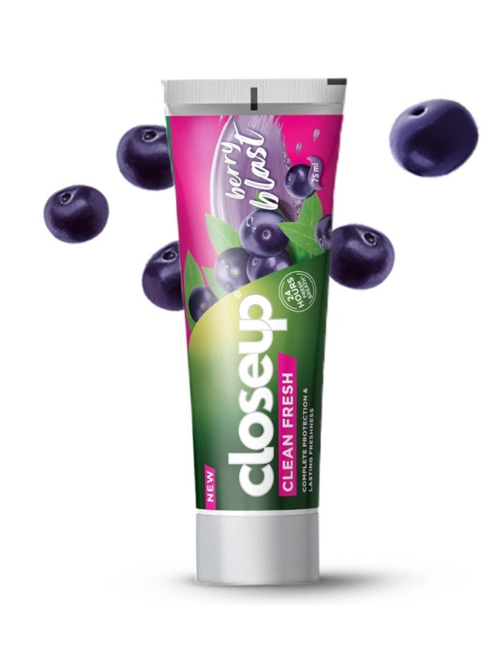 Closeup Clean Fresh Toothpaste, Berry Blast, 75ml - Image 1