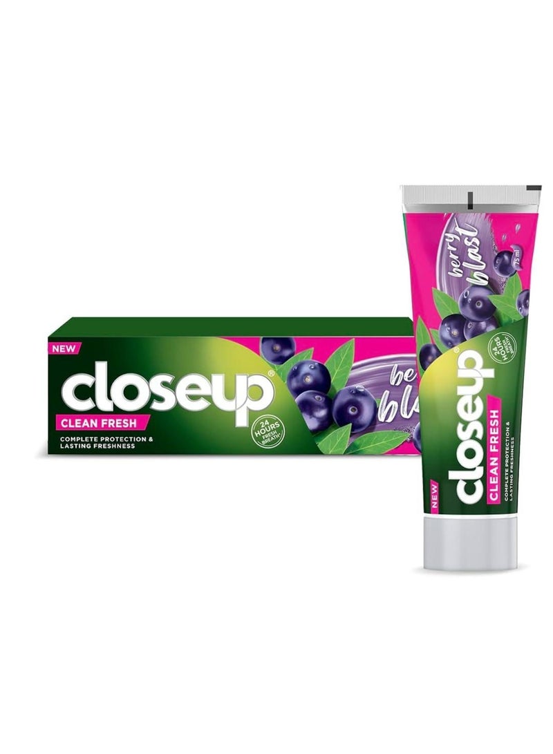 Closeup Clean Fresh Toothpaste, Berry Blast, 75ml - Image 2