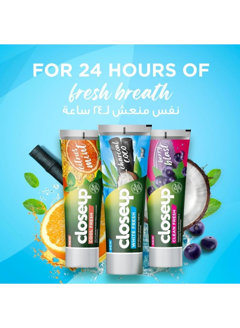 Closeup Clean Fresh Toothpaste, Berry Blast, 75ml - Image 4