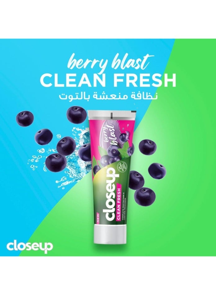 Closeup Clean Fresh Toothpaste, Berry Blast, 75ml - Image 3