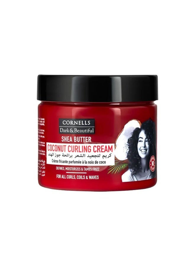 كورنيلز  كريم تجعيد الشعر بجوز الهند الداكن والجميل - 300 غرام