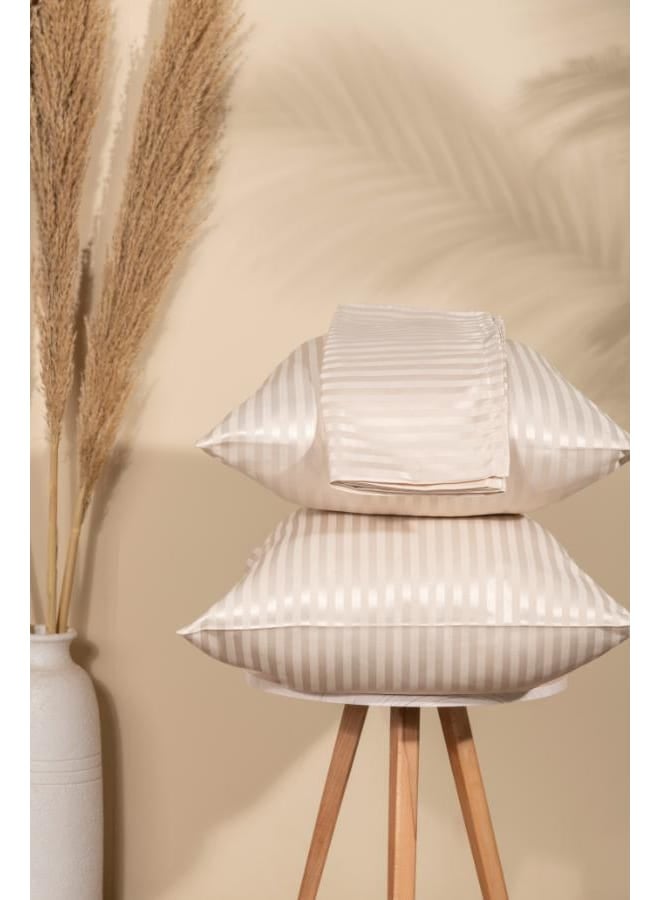 Dahab Jolly Striped Fitted Sheet Set 3 Pcs – 160 cm