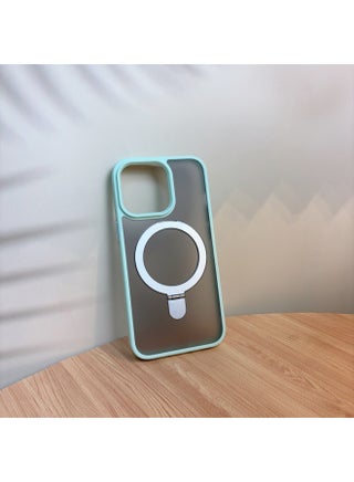 Applicable To For Iphone 16ProMax Mobile Phone Case For Iphone15 Bracket Magnetic Absorption Anti-fall Q1 Frosted Skin Feeling Fulcrum Factory-Color:Fluorescent Green [transparent Black]-Applicable Models:For Iphone 15promax - pzsku/ZE7DDE19AC9F72BD81578Z/45/1745919186/9b5552f8-9411-46e7-8a3d-55cd9749b36d