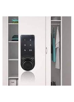 Digital Code Lock, Electronic Security Locker with Touch Keypad and Password Key, Heavy Duty Access Lock System (L=20cm)