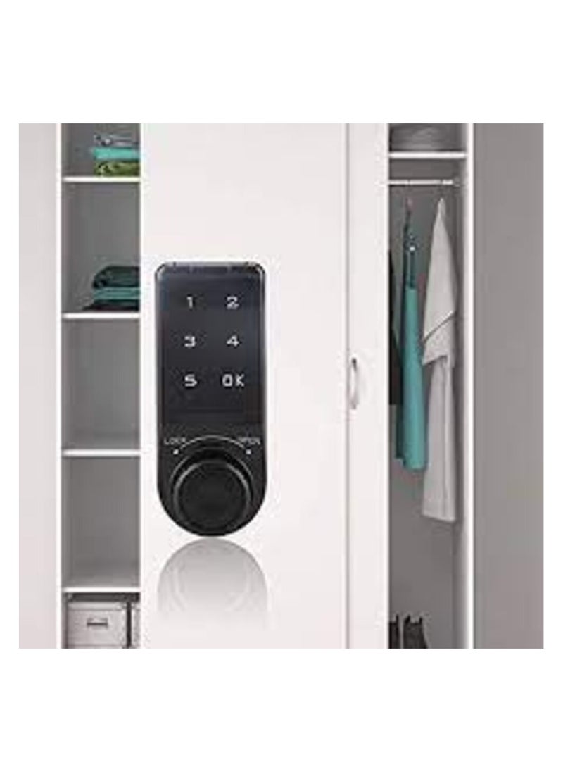 Generic - Digital Code Lock, Electronic Security Locker with Touch Keypad and Password Key, Heavy Duty Access Lock System (L=20cm) - Image 1