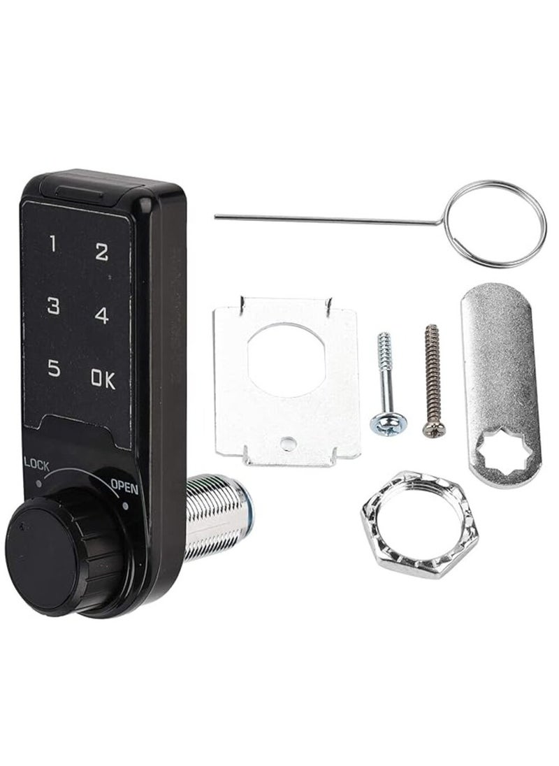 Generic - Digital Code Lock, Electronic Security Locker with Touch Keypad and Password Key, Heavy Duty Access Lock System (L=20cm) - Image 1
