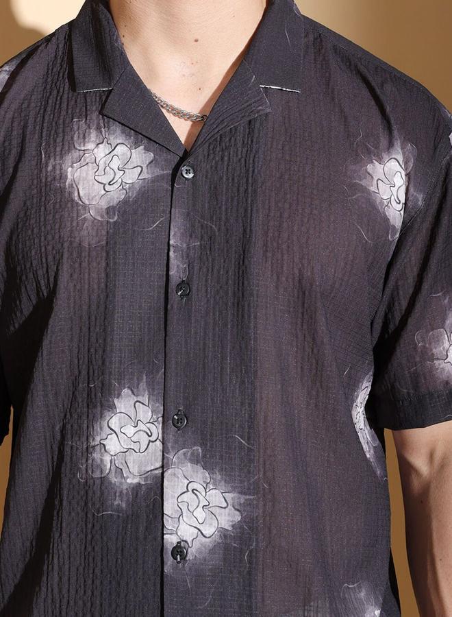 شركة المرآب الهندية قميص بقصة مريحة - Image 2