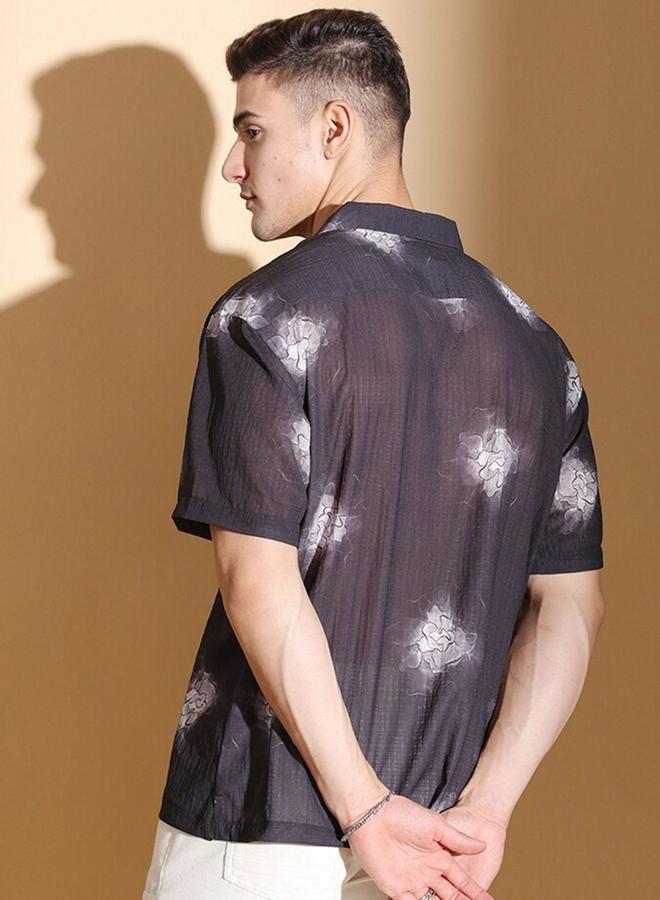 شركة المرآب الهندية قميص بقصة مريحة - Image 5