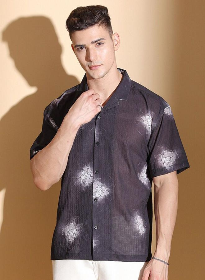 شركة المرآب الهندية قميص بقصة مريحة - Image 1