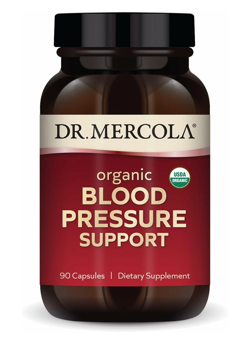 Dr. Mercola Organic Blood Pressure Support 90 Capsules Dietary Supplement  - Image 1